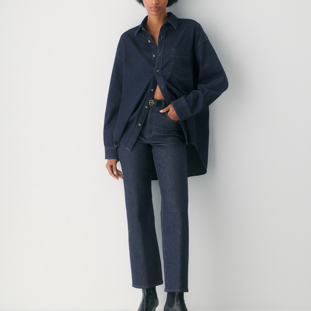 Denim Forum the Arlo High Rise Straight Jeans